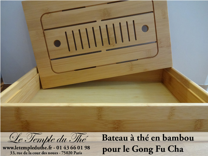 Bateau à thé en bambou pour le Gong Fu Cha – Image 4
