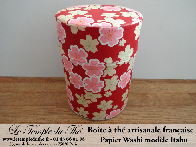 Boîte à thé artisanale française papier Washi modèle Itabu – Image 3