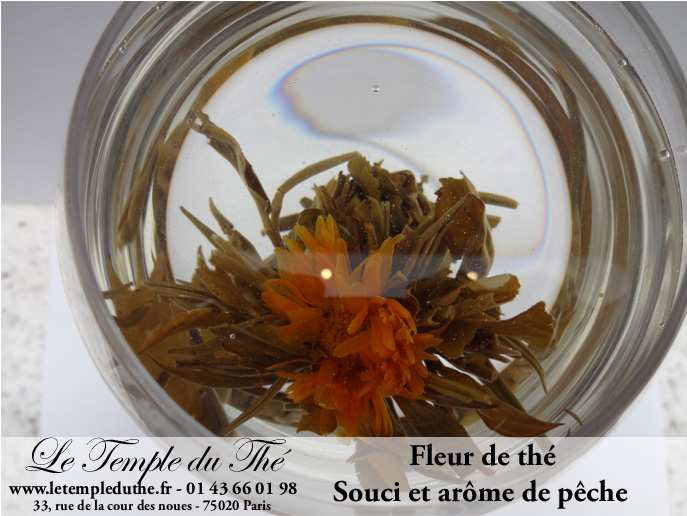 Fleur de thé avec arôme de pêche et fleur de souci – Image 2