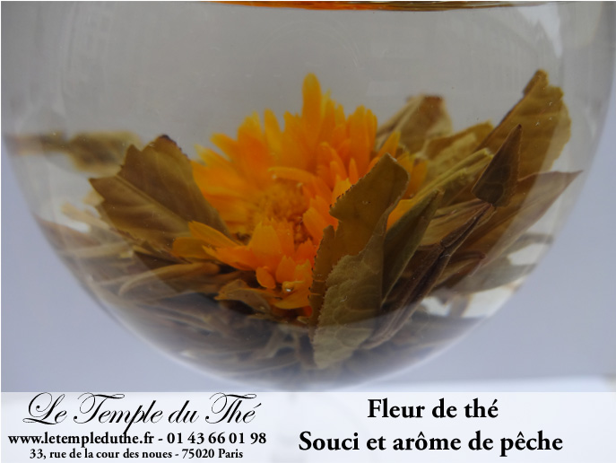 Fleur de thé avec arôme de pêche et fleur de souci – Image 3