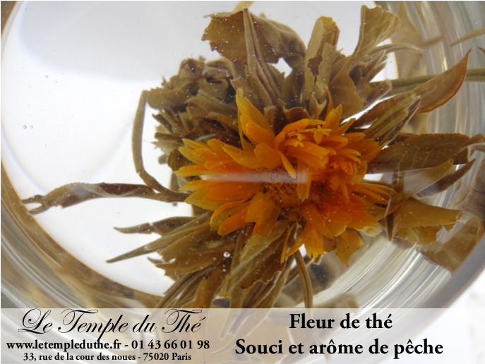Fleur de thé avec arôme de pêche et fleur de souci – Image 4