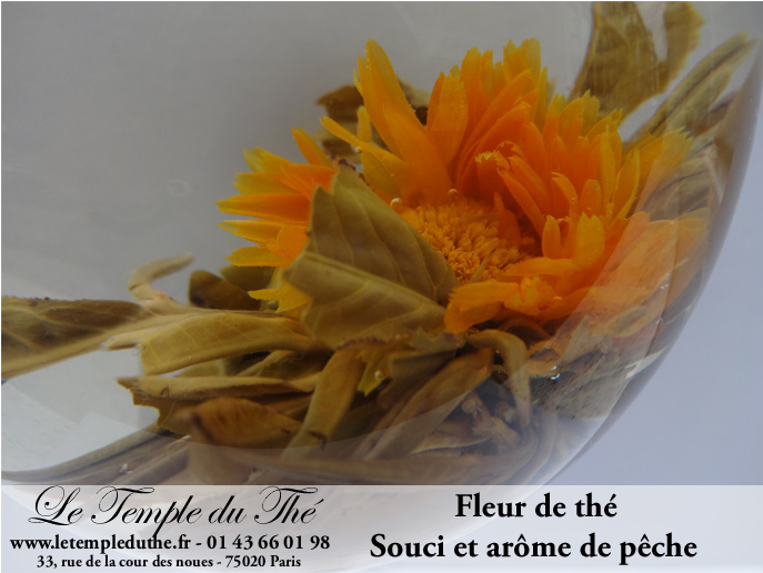 Fleur de thé avec arôme de pêche et fleur de souci – Image 5