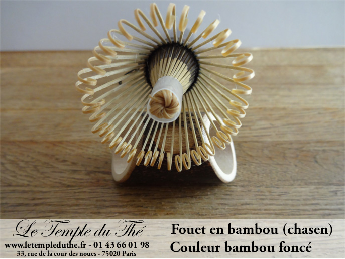 Fouet à Thé MATCHA (chasen) bambou marron foncé – Image 2