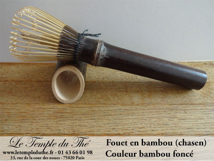 Fouet à Thé MATCHA (chasen) bambou marron foncé – Image 4