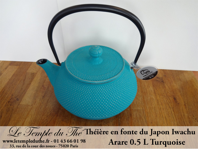Théière Arare IWACHU Japon 0.5 L turquoise – Image 3