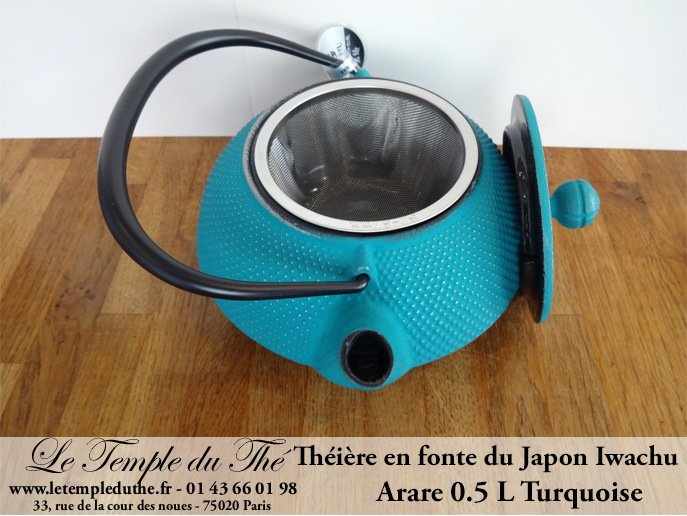Théière Arare IWACHU Japon 0.5 L turquoise – Image 2