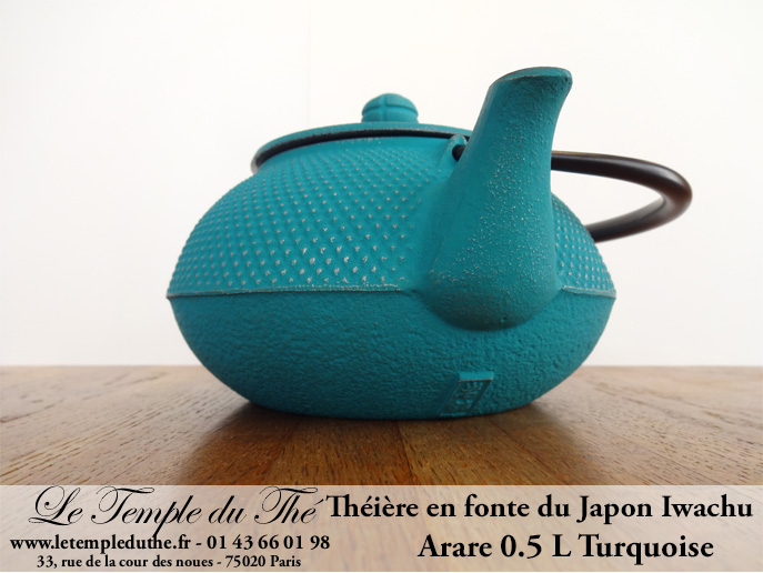 Théière Arare IWACHU Japon 0.5 L turquoise – Image 5