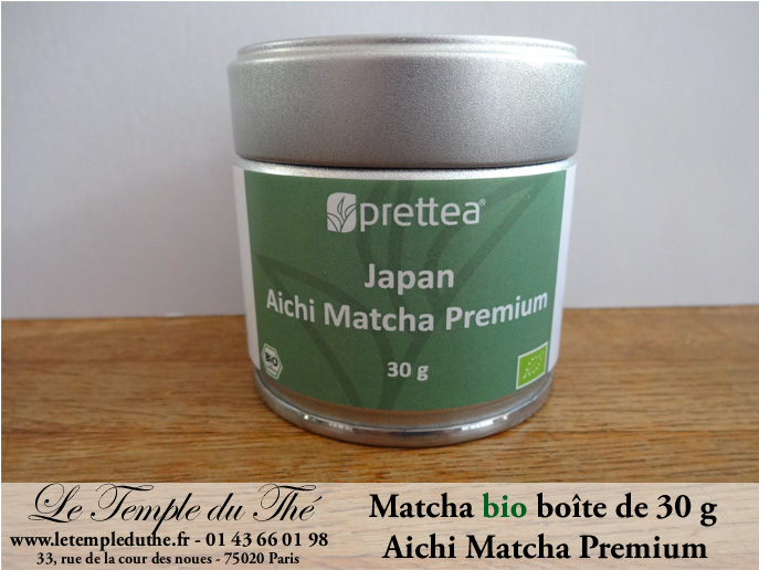 Thé vert du Japon printemps Matcha de cérémonie Bio. Boîte de 30 g Premium 2025 Thé vert du Japon printemps Matcha de cérémonie Bio. Boîte de 30 g Premium 2025