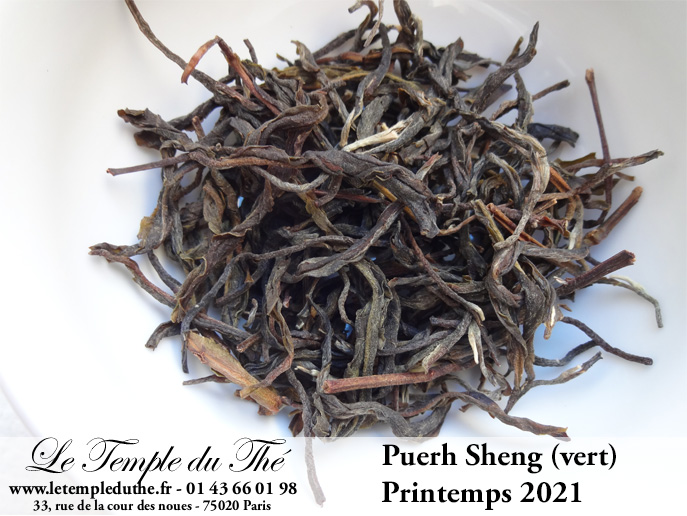 Puerh Sheng (vert) de Chine – Image 3