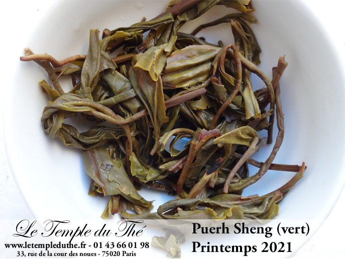 Puerh Sheng (vert) de Chine – Image 2