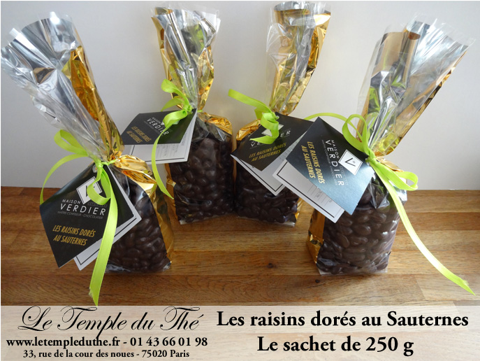 Les raisins dorés au Sauternes le sachet de 250 g