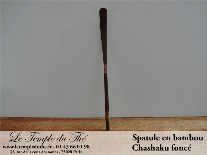 Chashaku foncé pour matcha cérémonie – Image 2