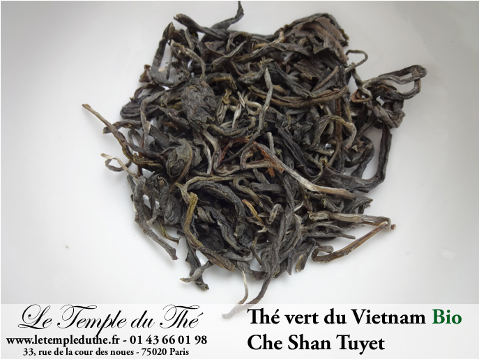 Thé vert du Vietnam BIO Che Shan Tuyet printemps 2025