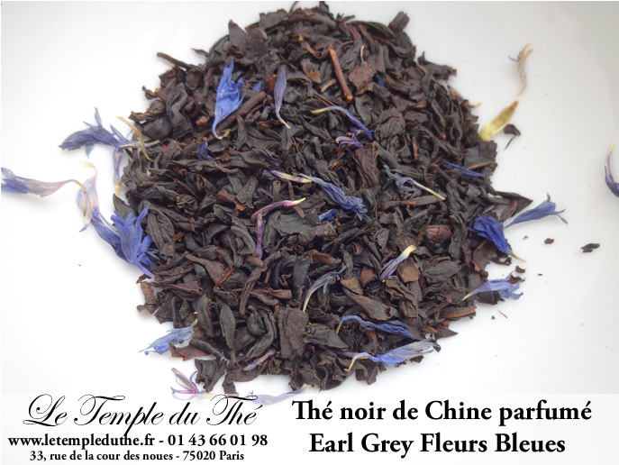 Thé noir de Chine Earl Grey Fleurs Bleues (bergamote) – Image 2