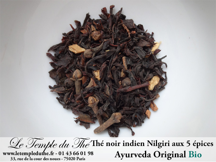 Thé noir Nilgiri BIO Ayurveda Original aux 5 épices – Image 3