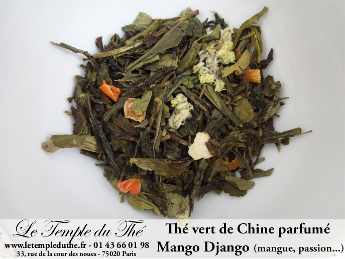 Thé vert de Chine Mango-Django – Image 2
