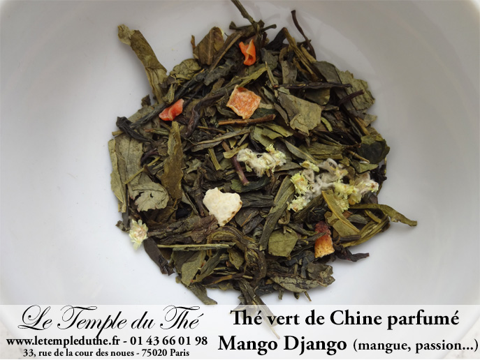 Thé vert de Chine Mango-Django – Image 3