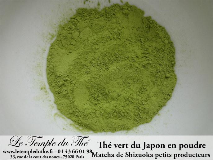 Thé vert du Japon de Shizuoka Matcha de petits producteurs les 50 g