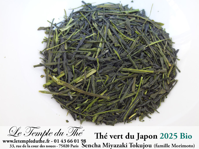 Thé vert du Japon Miyazaki Tokujou première récolte printemps 2025 petits producteurs BIO Thé vert du Japon Miyazaki Tokujou première récolte printemps 2025 petits producteurs BIO