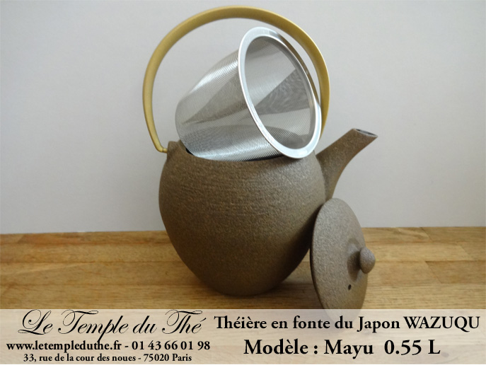 Théière en fonte du Japon WAZUQU modèle Mayu 0.55 L – Image 5
