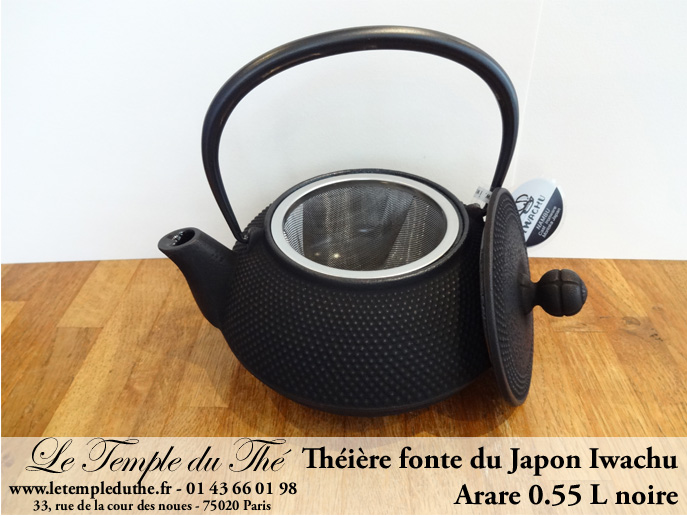 Théière Arare IWACHU Japon 0.55 L noire – Image 5
